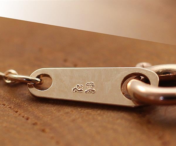 心葉 ダイヤモンド 百合の紋章 キーネックレス K10_09