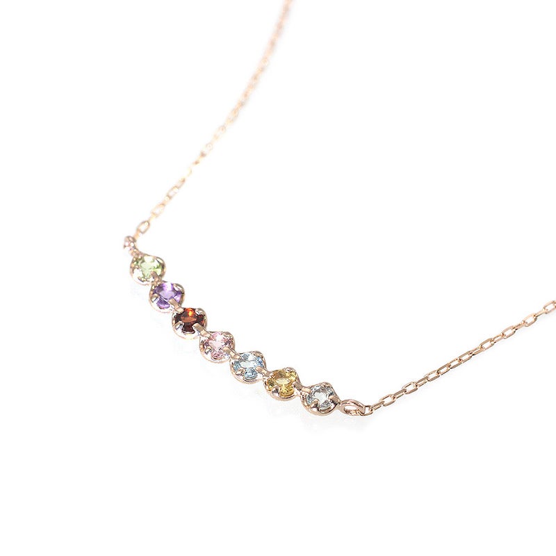 K10PG アミュレット 7色 ネックレス_02