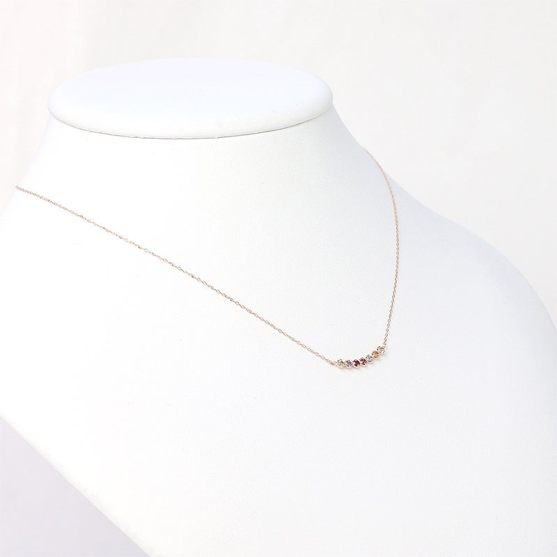 K10PG アミュレット 7色 ネックレス_05