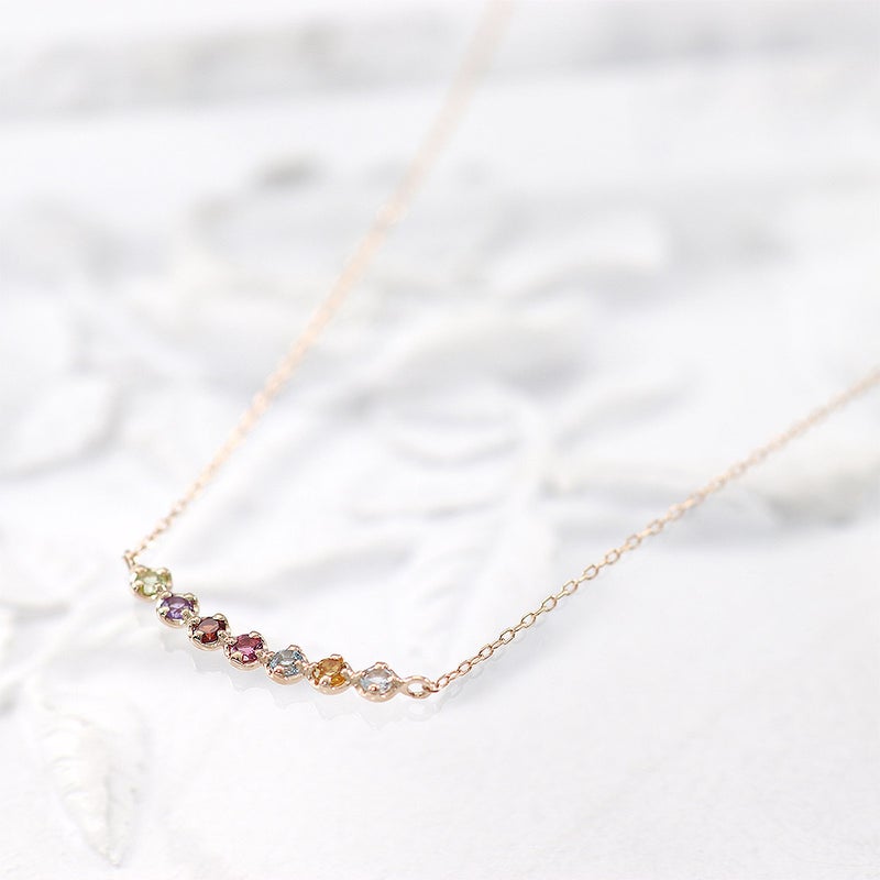 K10PG アミュレット 7色 ネックレス_09