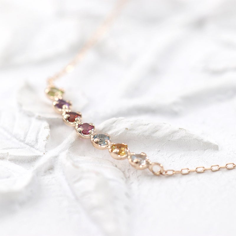 K10PG アミュレット 7色 ネックレス_11