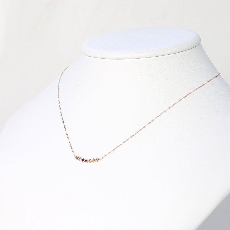 K10PG アミュレット 7色 ネックレス_12