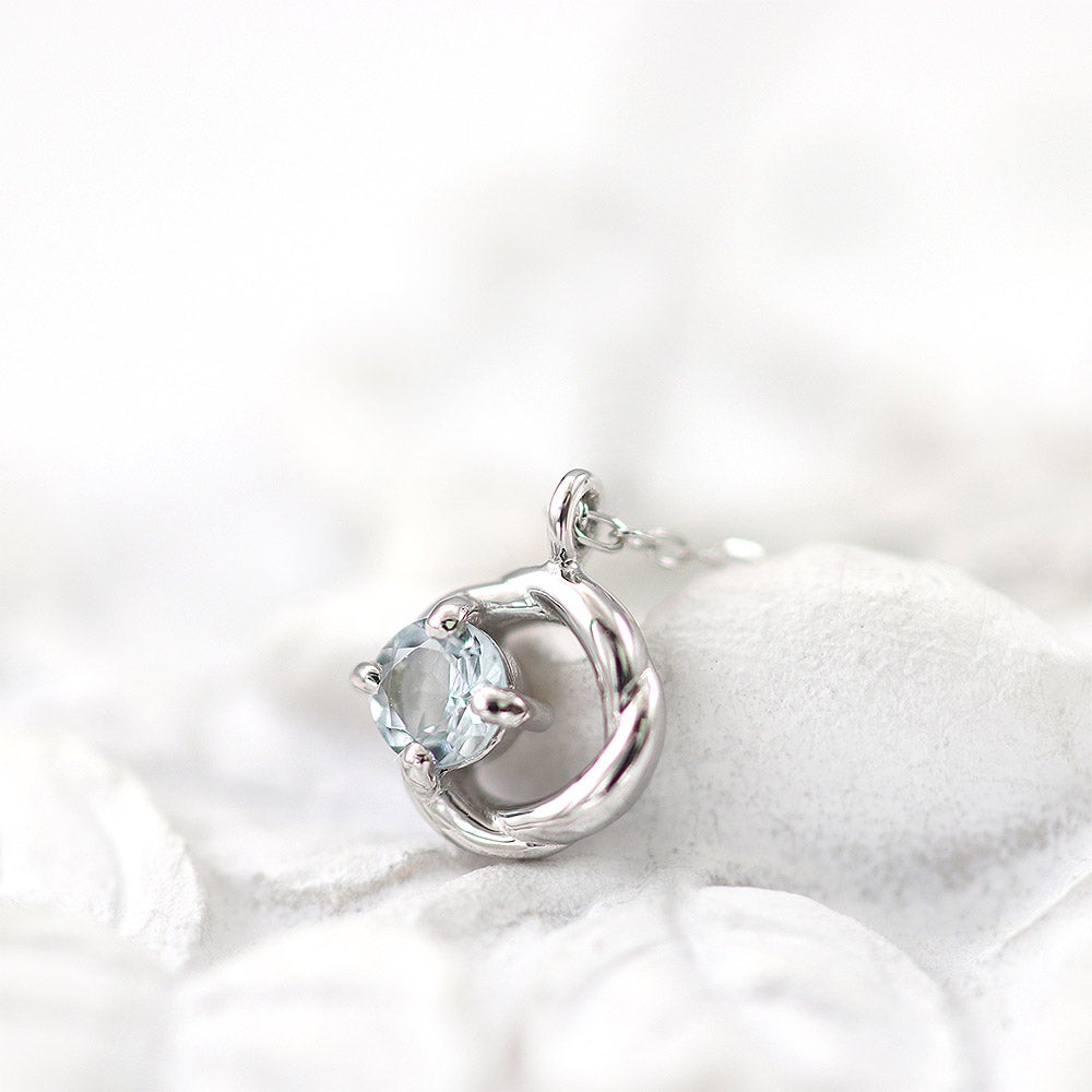 K10WG アクアマリン ネックレス_04