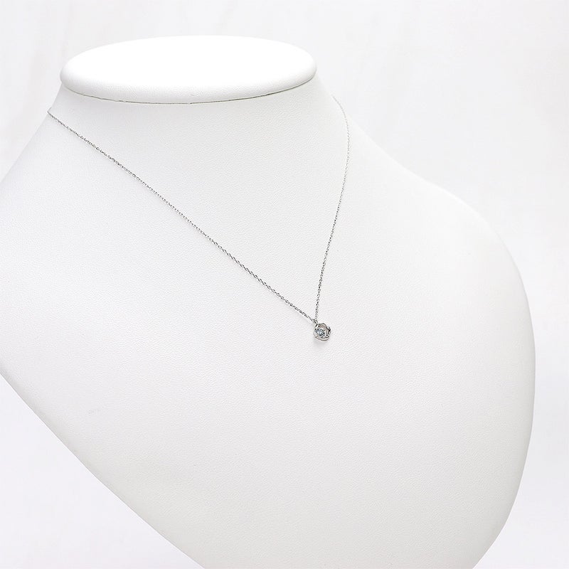 K10WG アクアマリン ネックレス_05