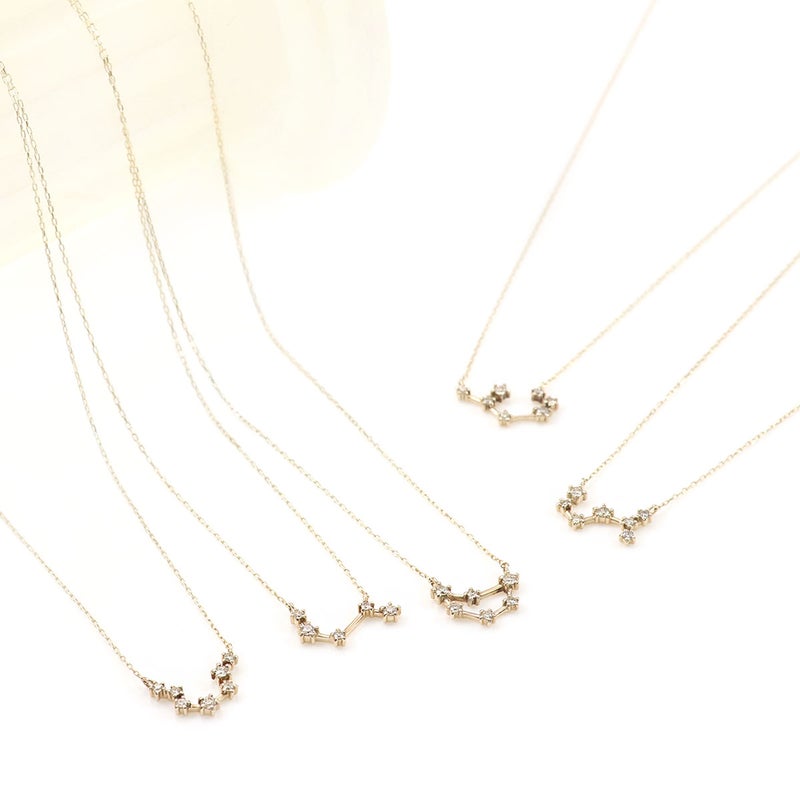 K10YG ダイヤモンド 星座ネックレス_05