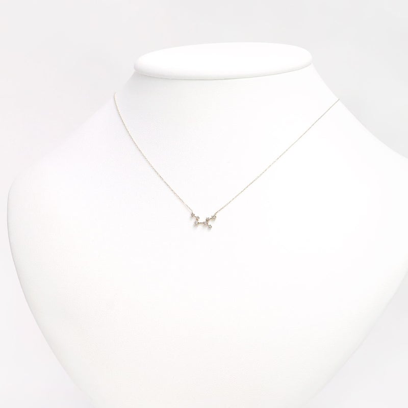 K10YG ダイヤモンド 星座ネックレス_12