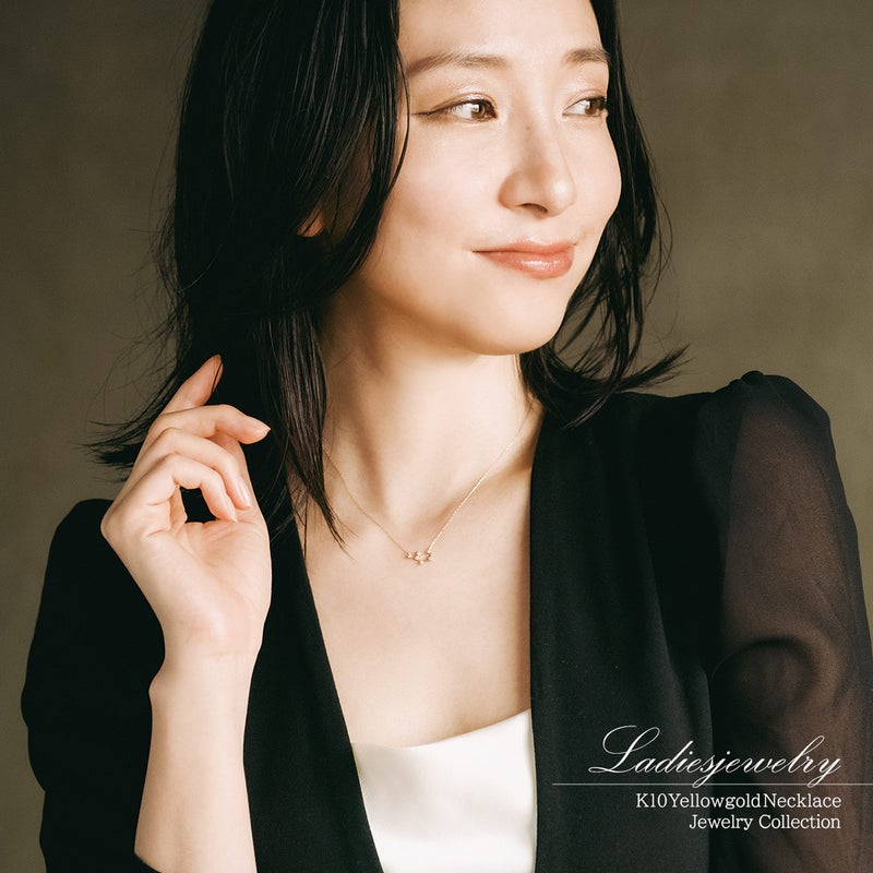 K10YG ダイヤモンド 星座ネックレス_13