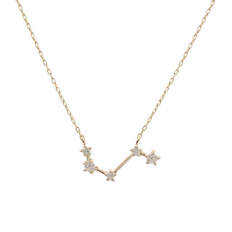 K10YG ダイヤモンド 星座ネックレス_21