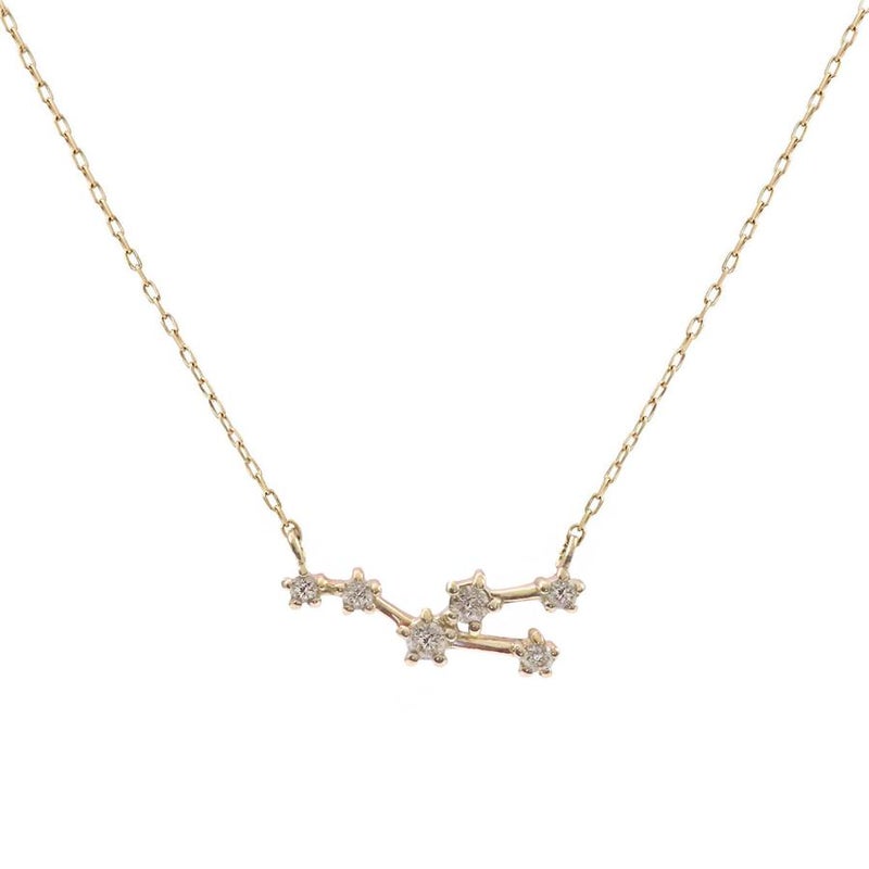 K10YG ダイヤモンド 星座ネックレス_22