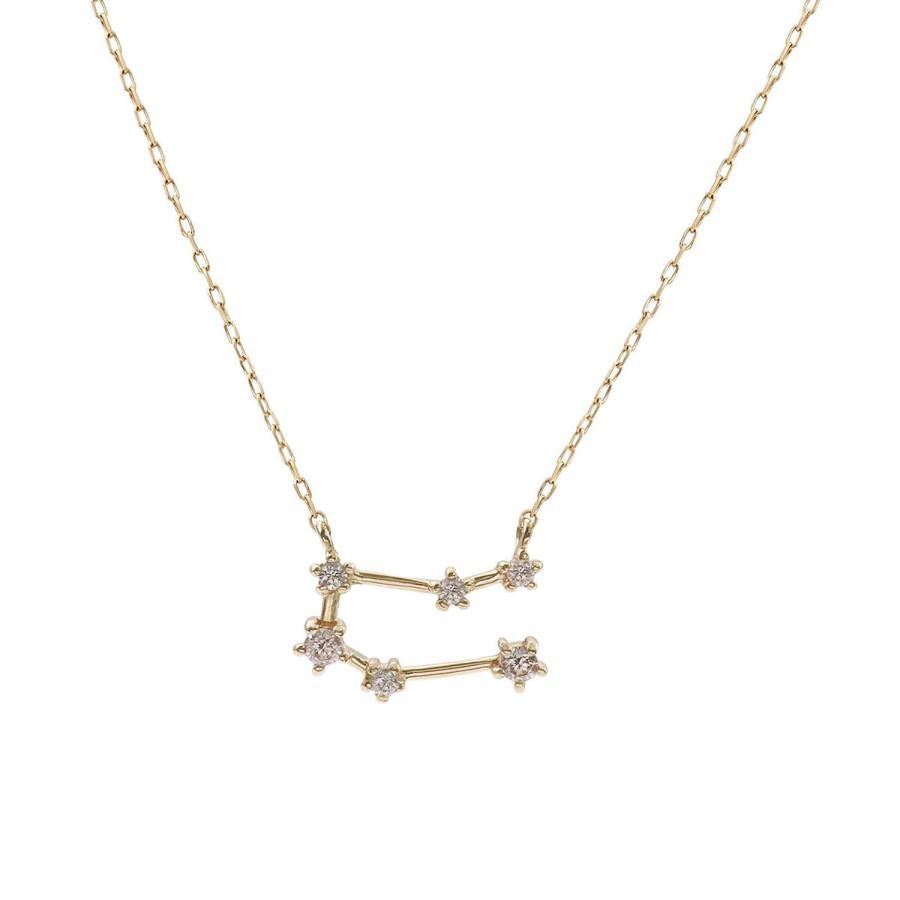 K10YG ダイヤモンド 星座ネックレス | Jewelry ROLA（ジュエリーローラ）