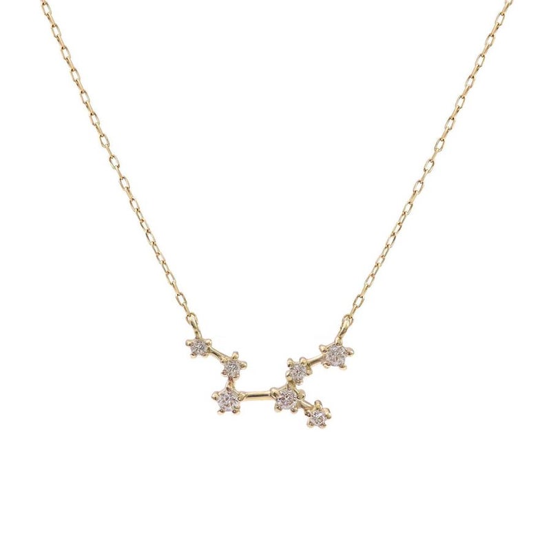 K10YG ダイヤモンド 星座ネックレス_26