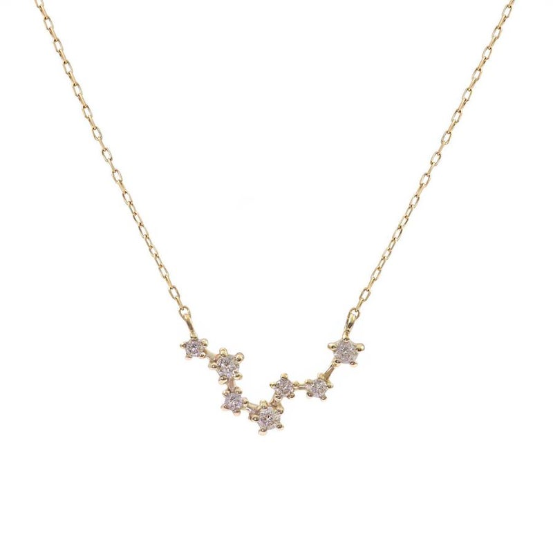 K10YG ダイヤモンド 星座ネックレス_32