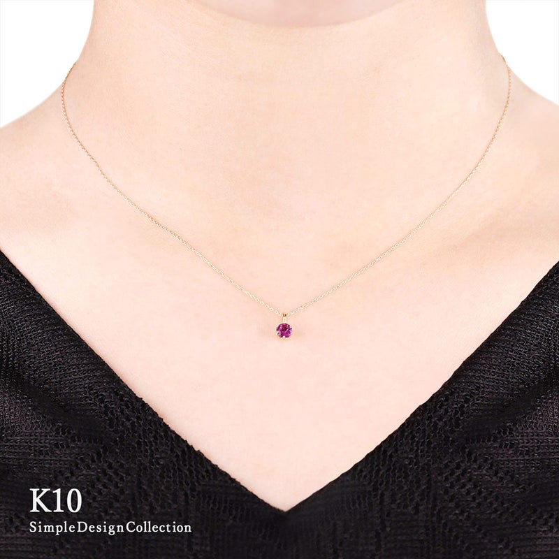 K10YG ロードライトガーネット ネックレス_04