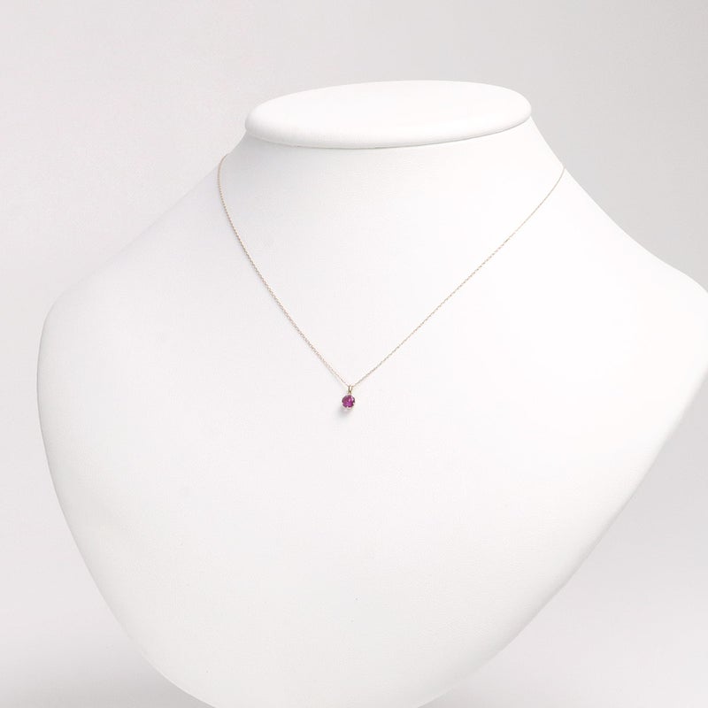 K10YG ロードライトガーネット ネックレス_11