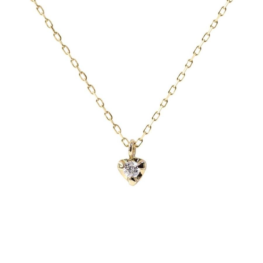 K10 ダイヤモンド ハートネックレス | Jewelry ROLA（ジュエリーローラ）