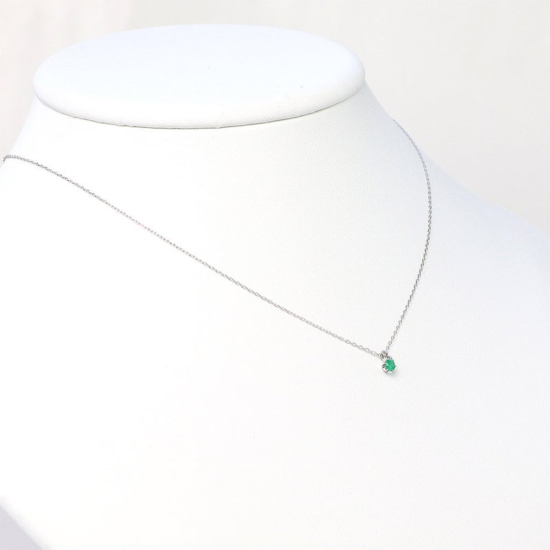 K10WG エメラルド＆ダイヤモンドネックレス_05