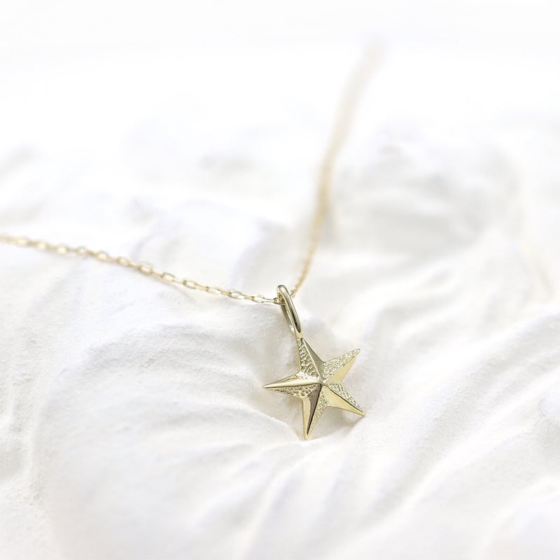 K10YG スター ネックレス_02
