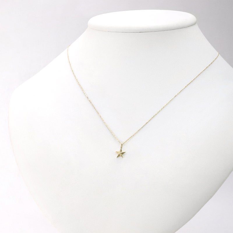 K10YG スター ネックレス_12