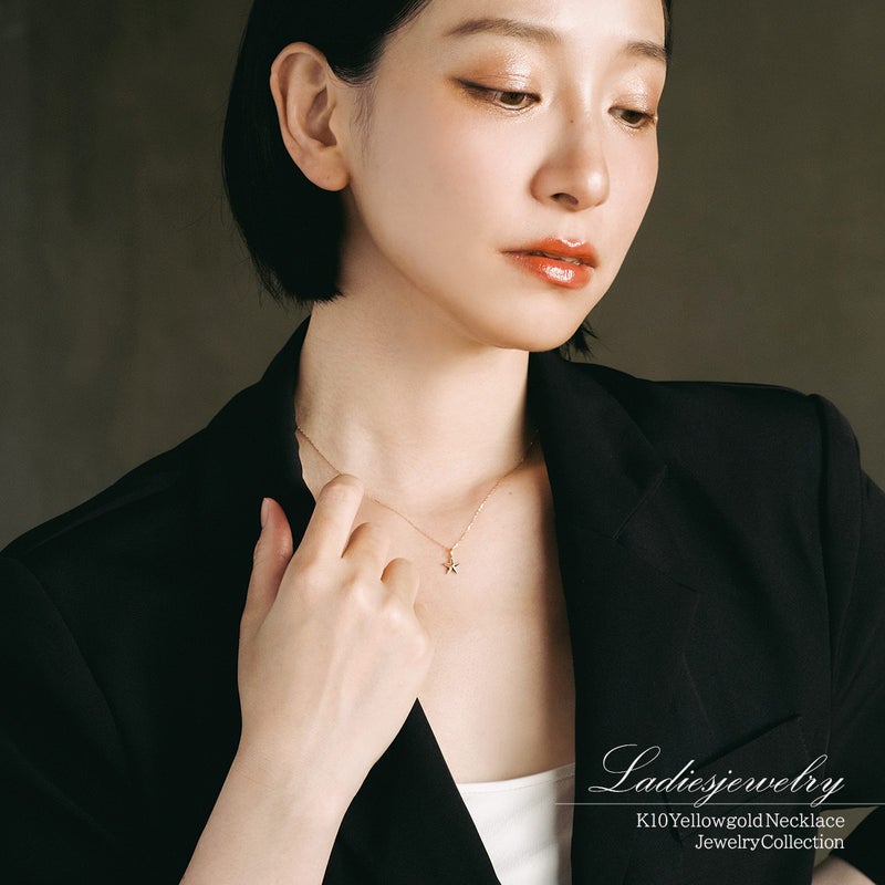 K10YG スター ネックレス_13