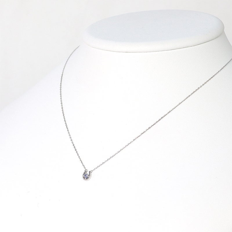 K10WG タンザナイト 馬蹄（ホースシュー）ネックレス_11