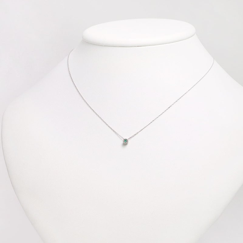 K10WG エメラルド＆ダイヤモンド リバーシブルネックレス_11