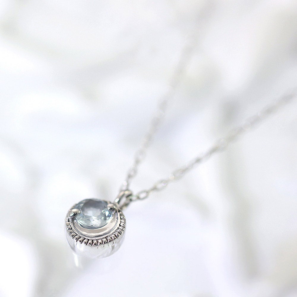 K10WG アクアマリン ネックレス_02