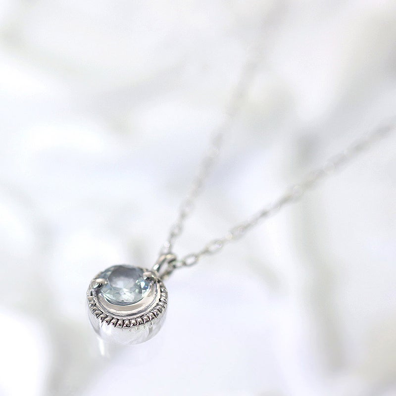 K10WG アクアマリン ネックレス_02