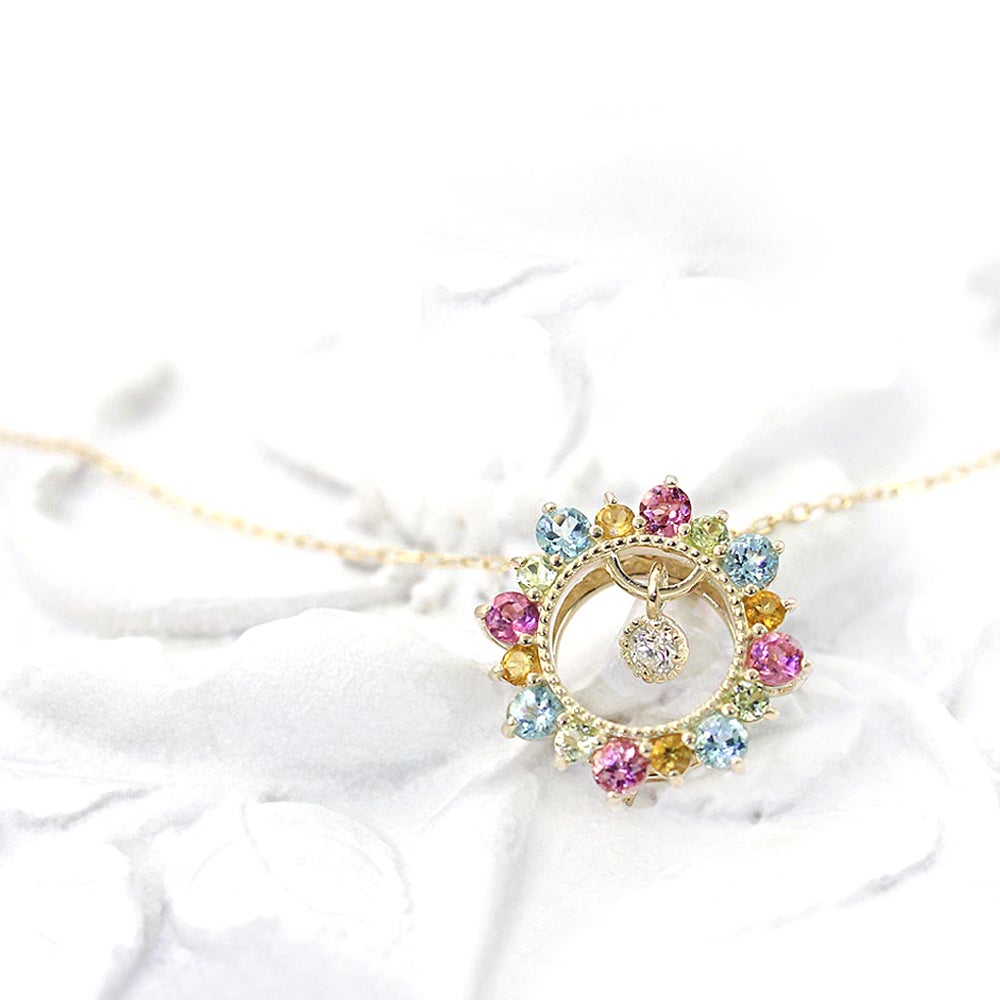 K10YG ハッピースイングスター ネックレス_02