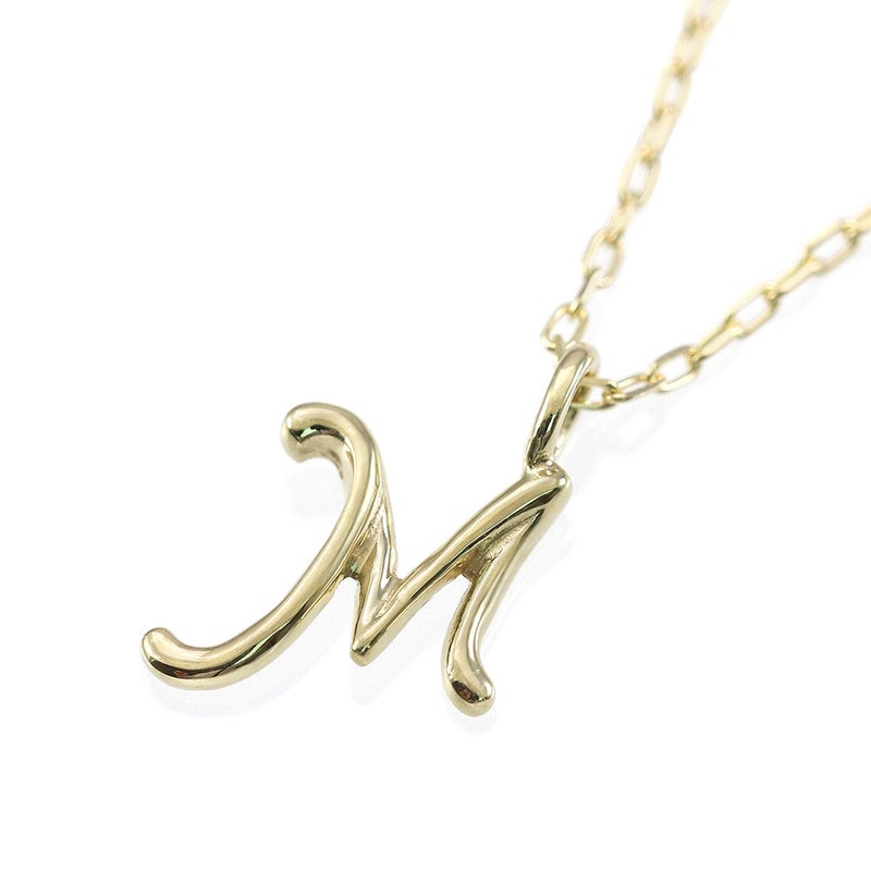 K10YG イニシャル ネックレス_04