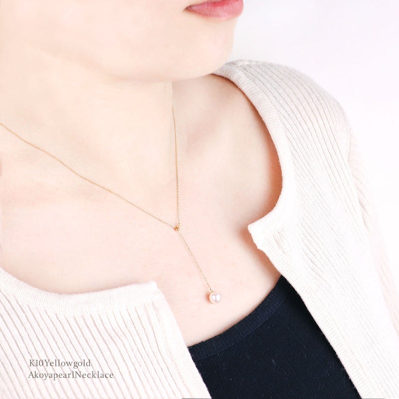 K10YG アコヤ真珠 2wayネックレス_13