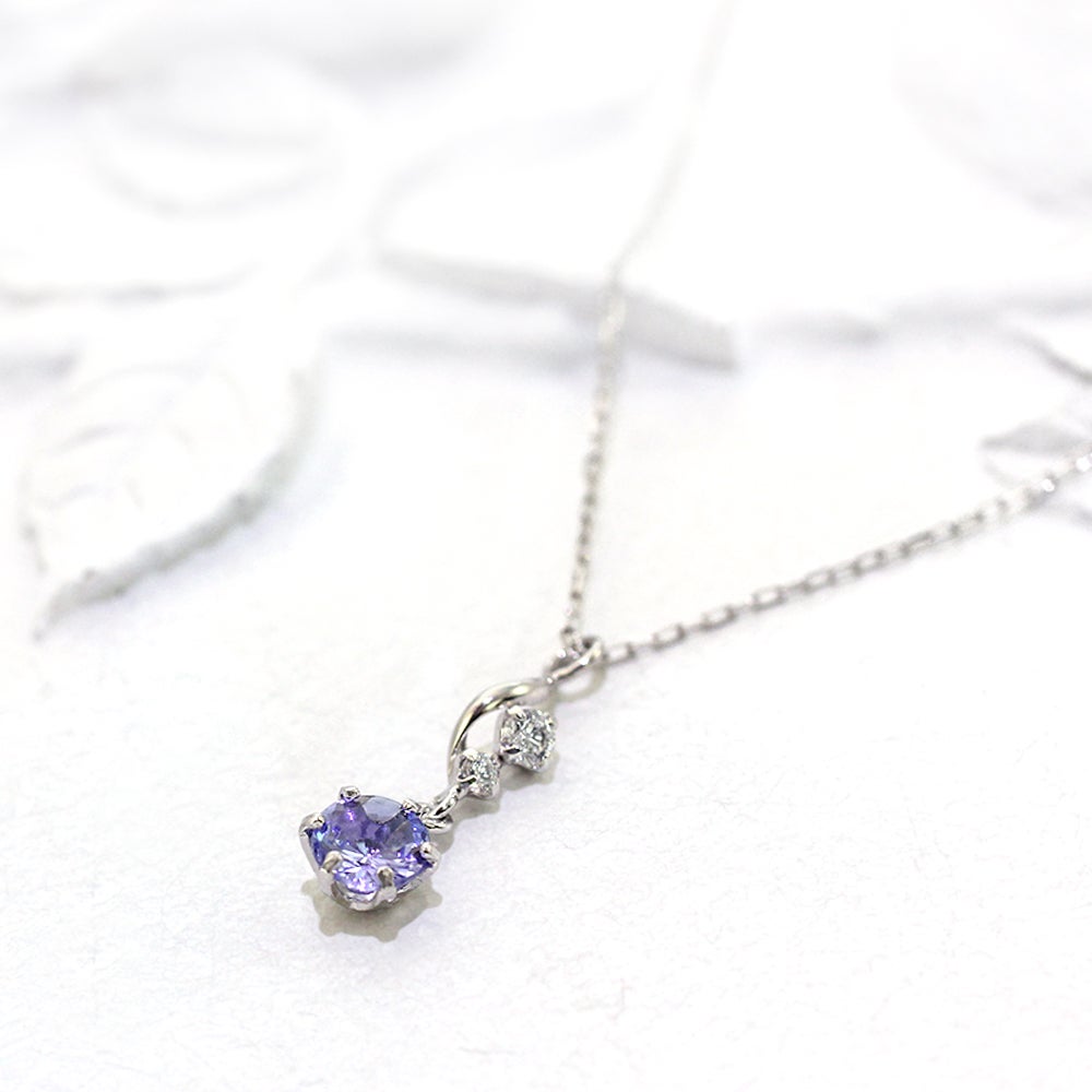 K10WG ネックレス タンザナイト K10WG タンザナイト ネックレス | Jewelry ROLA（ジュエリーローラ）