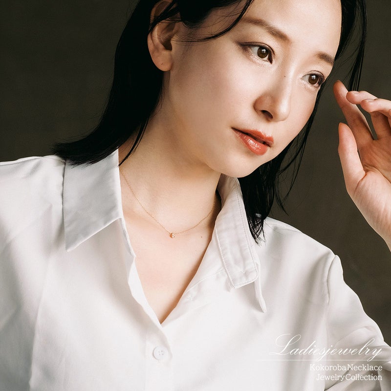 心葉 天然 ダイヤモンド ネックレス K10_11