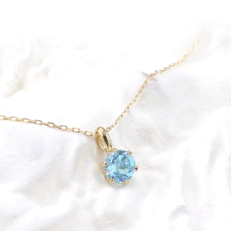 K10YG ブルートパーズネックレス 11月誕生石_03