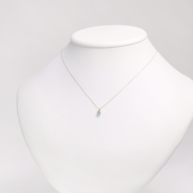 K10YG ブルートパーズネックレス 11月誕生石_12