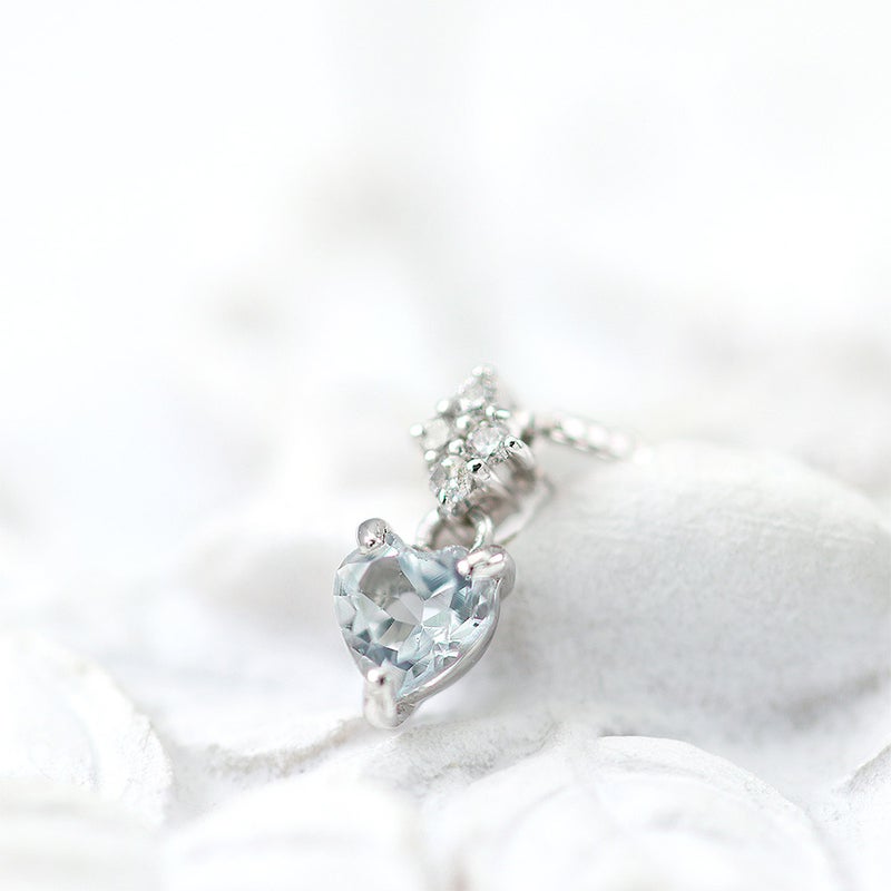 K10WG ダイヤモンド＆アクアマリン ネックレス_03