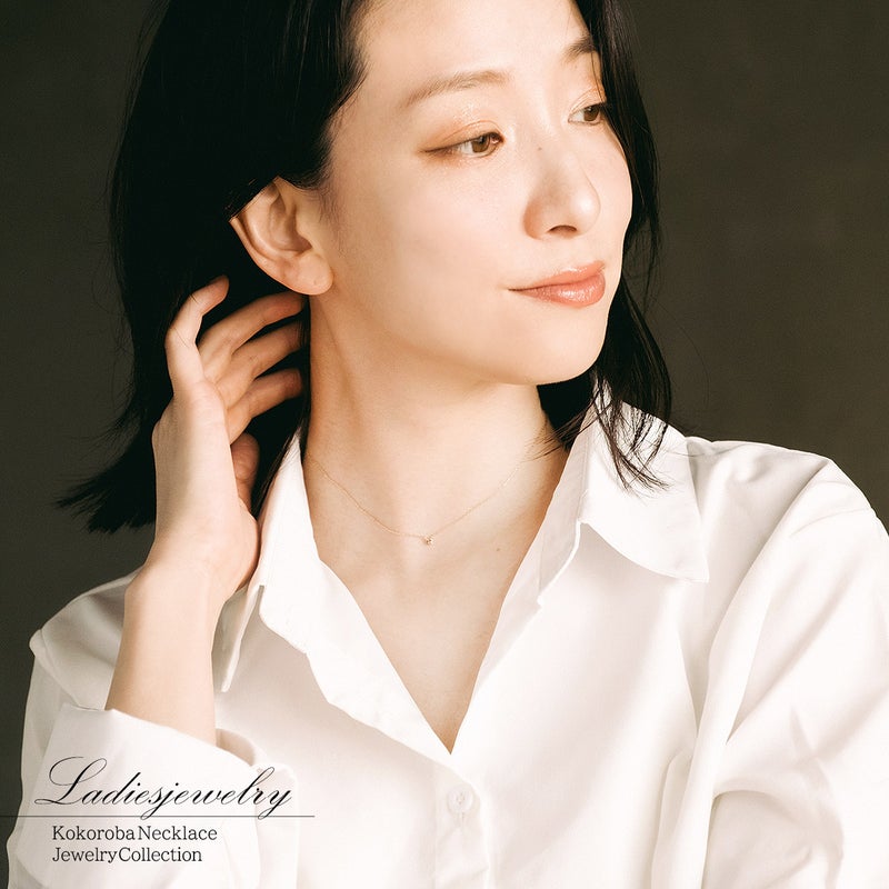 心葉 ダイヤモンド 馬蹄（ホースシュー）ネックレス K10_11