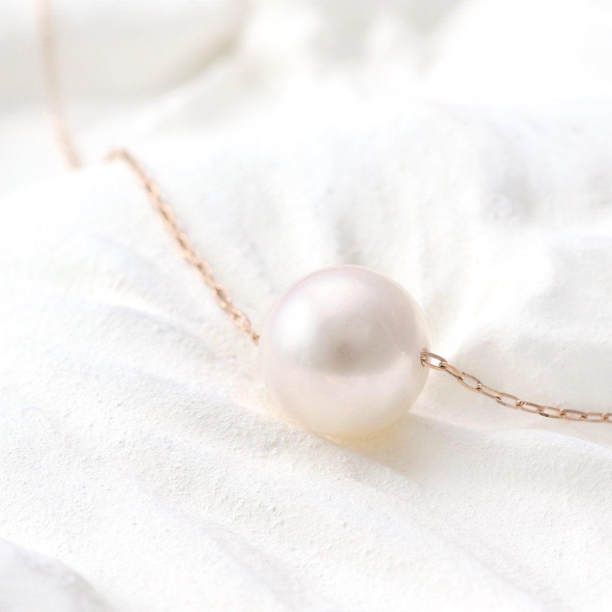 K10PG アコヤ真珠 7mm ネックレス_11