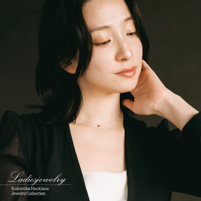 心葉 ルビー＆ダイヤモンド ハートネックレス K10_11