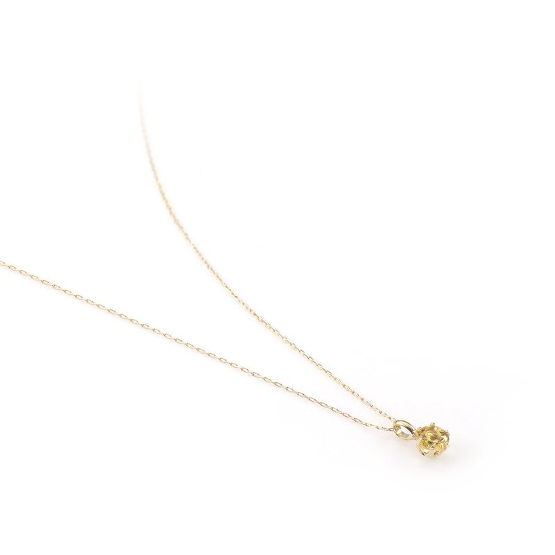 K10YG シトリン ネックレス 11月の誕生石_03