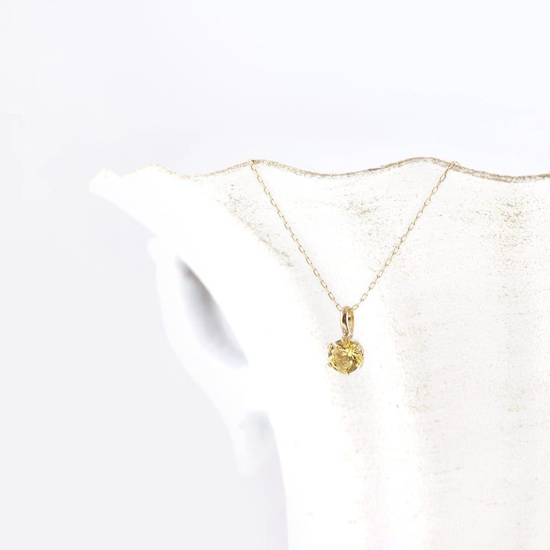 K10YG シトリン ネックレス 11月の誕生石_10