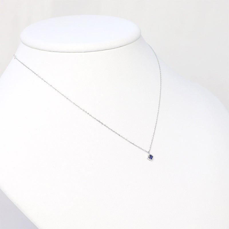 K10WG サファイア ネックレス 9月の誕生石_05