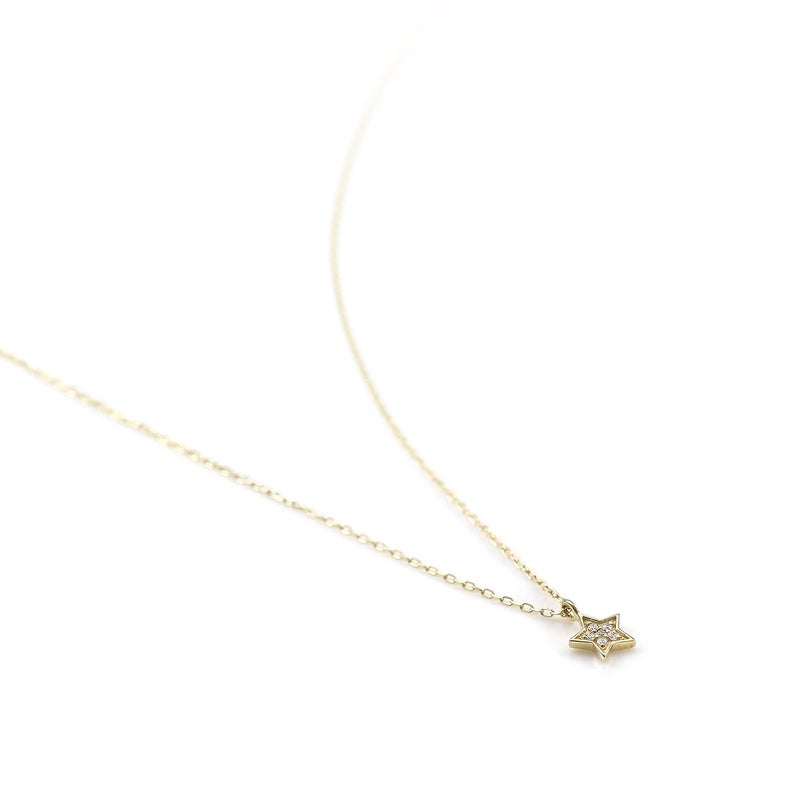 K10YG ダイヤモンド リバーシブルスターネックレス_03