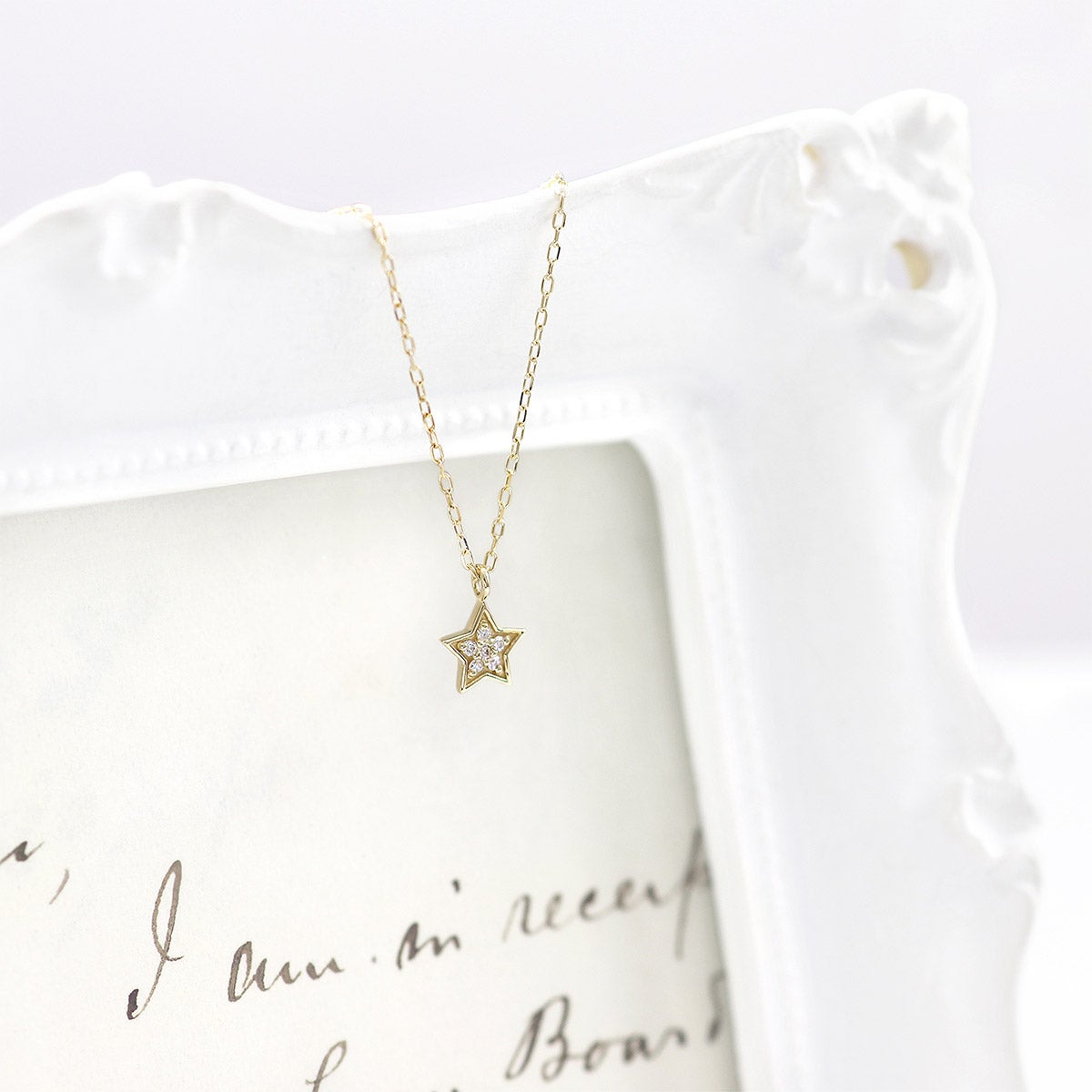 K10YG ダイヤモンド リバーシブルスターネックレス_04