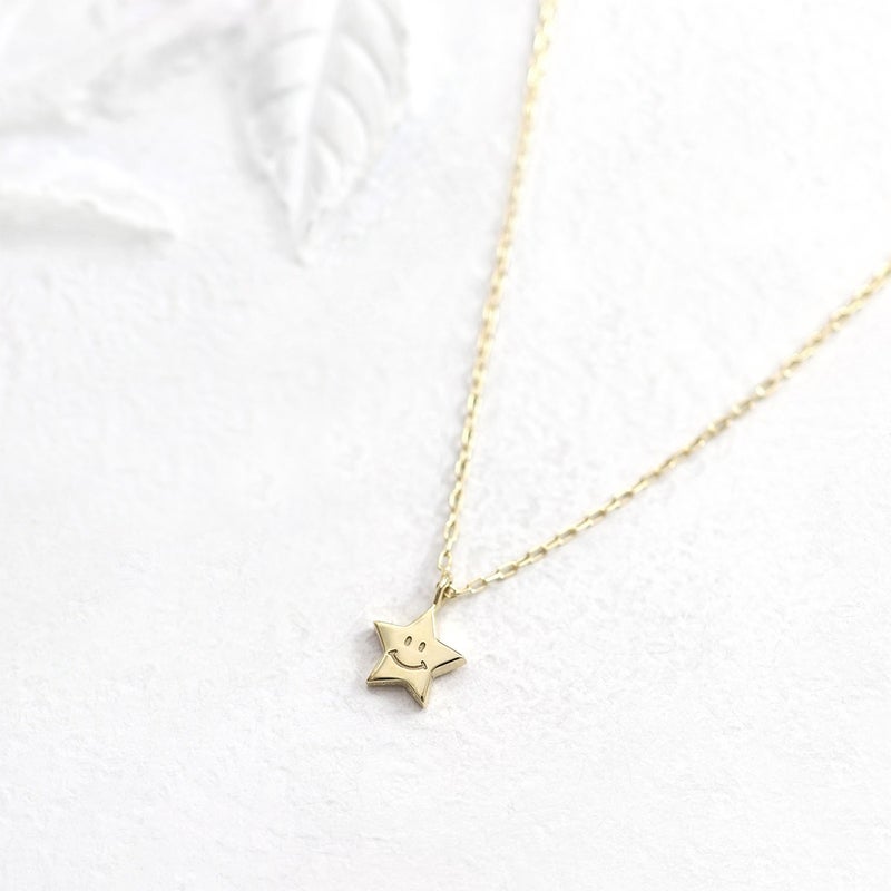 K10YG ダイヤモンド リバーシブルスターネックレス_09