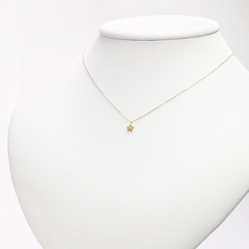 K10YG ダイヤモンド リバーシブルスターネックレス_13