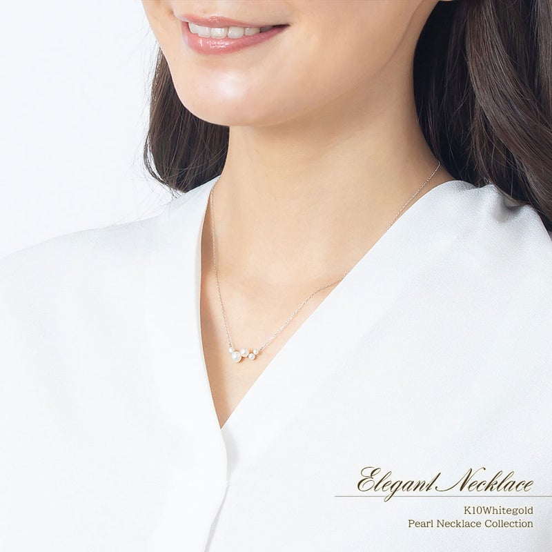 K10WG 淡水真珠 ネックレス_11