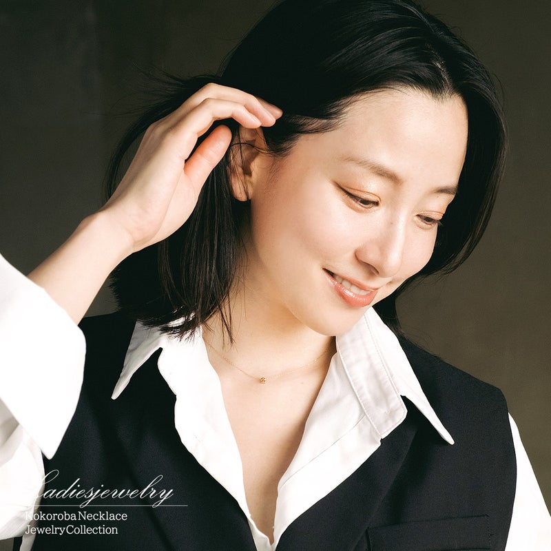 心葉 ダイヤモンド ハートネックレス K10_11