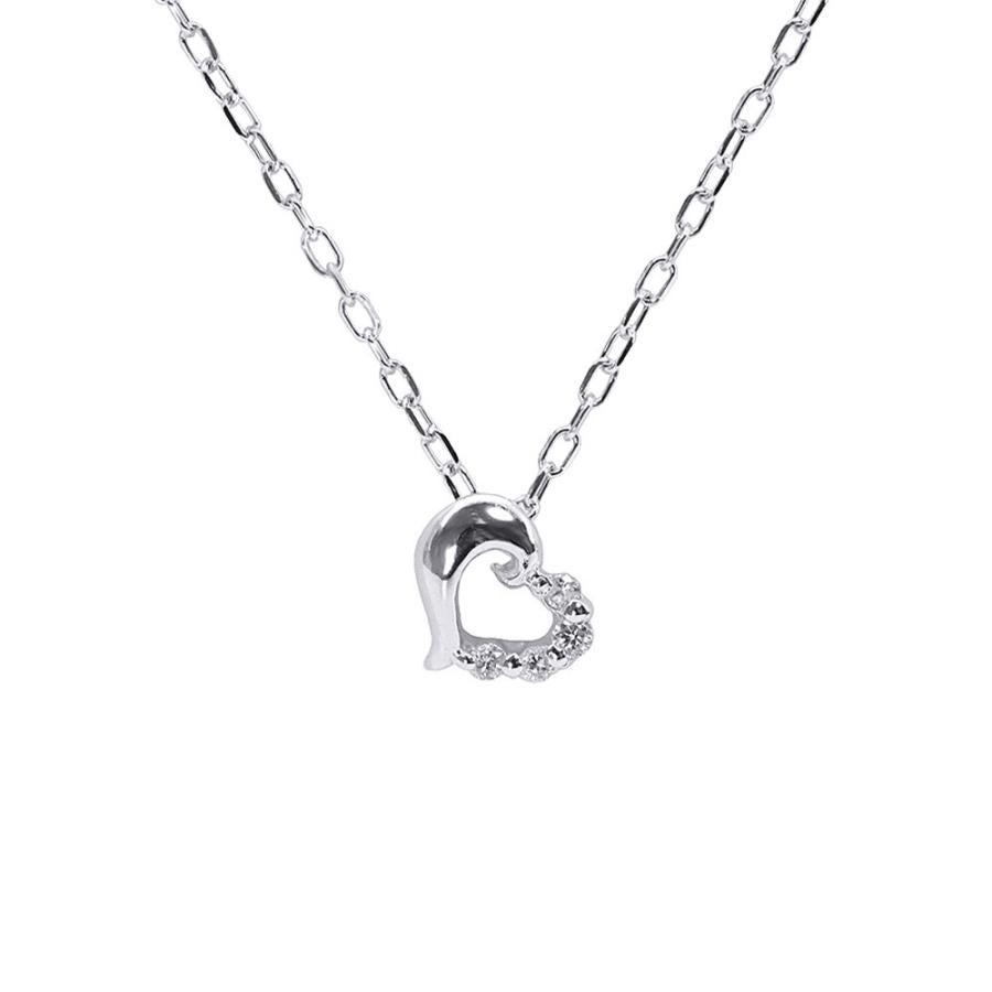 心葉 ダイヤモンド ハートネックレス K10 | Jewelry ROLA（ジュエリー