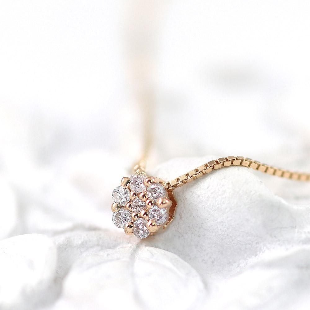 K10PG ダイヤモンド ネックレス_04