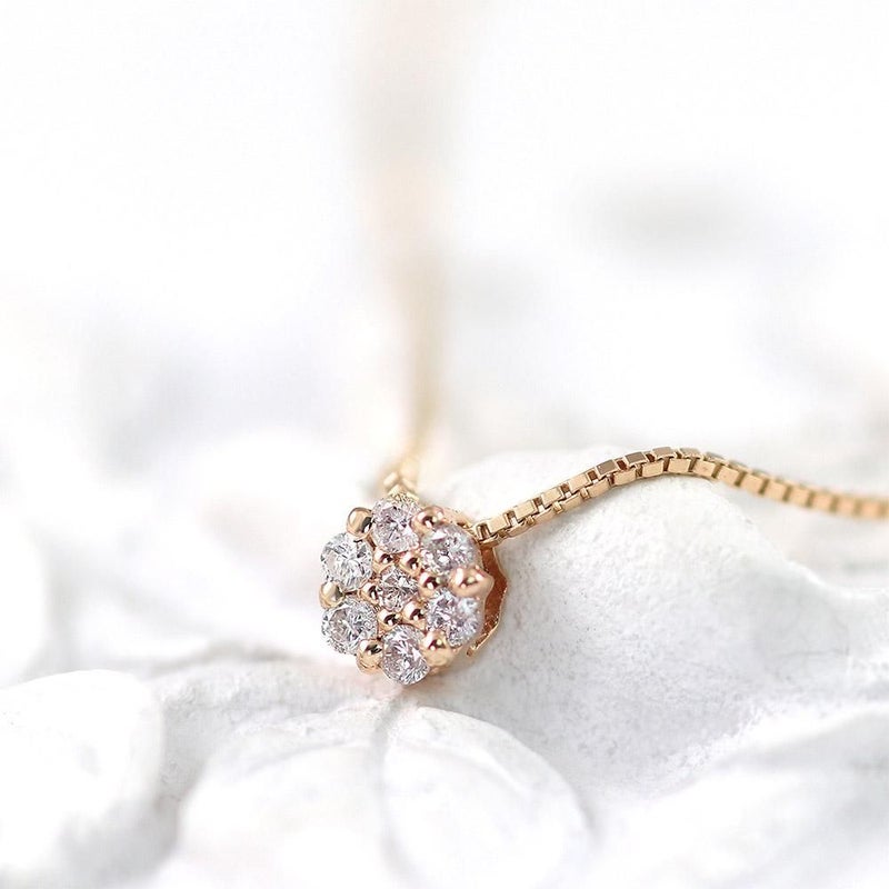 K10PG ダイヤモンド ネックレス_04